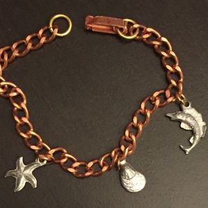 Vintage Seahorse Charm Bracelet